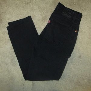 Levis Black Wedgie Straight Leg